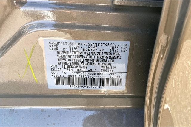 2027 Nissan Sentra SV