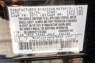 2026 Nissan Sentra SR
