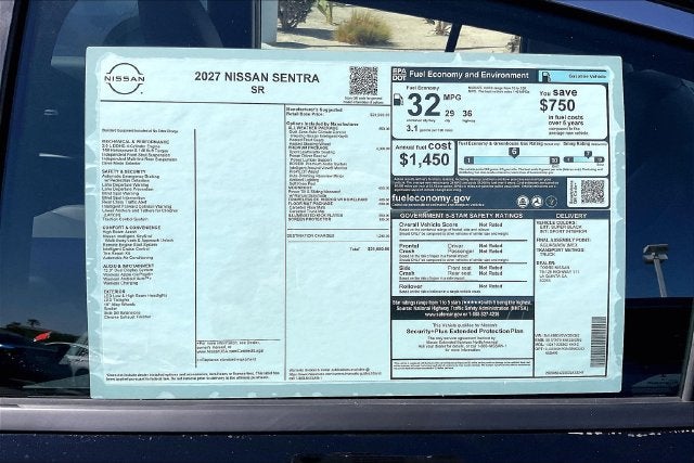 2027 Nissan Sentra SR