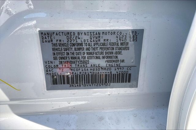 2026 Nissan Sentra SR