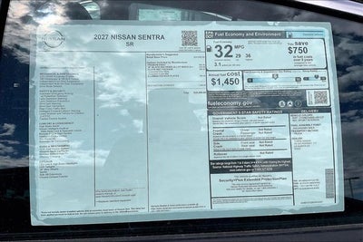 2027 Nissan Sentra SR