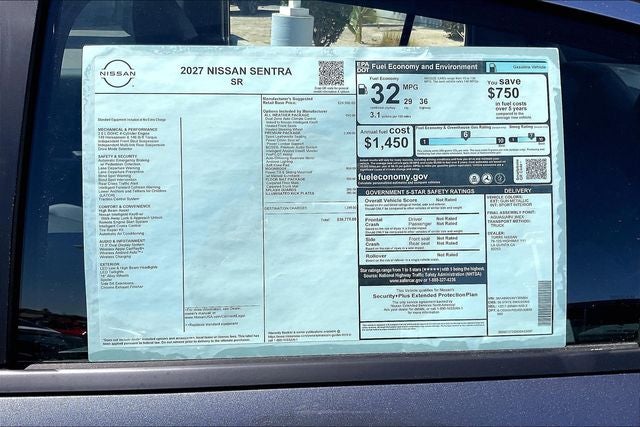 2027 Nissan Sentra SR