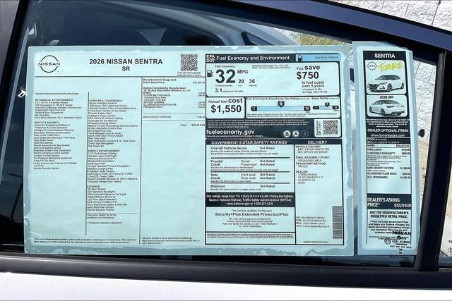 2026 Nissan Sentra SR