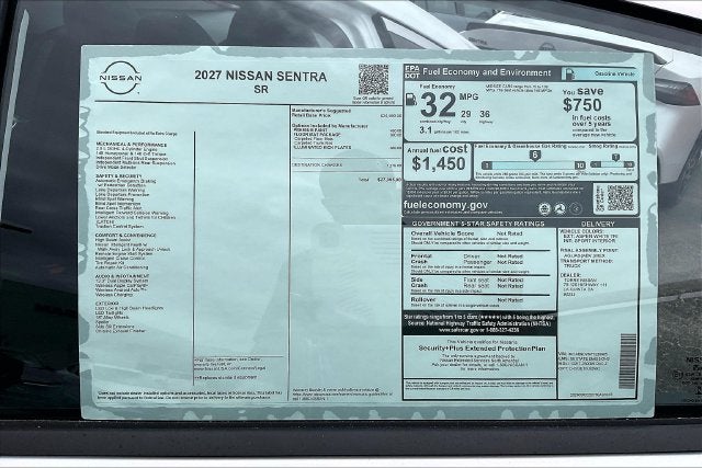 2027 Nissan Sentra SR