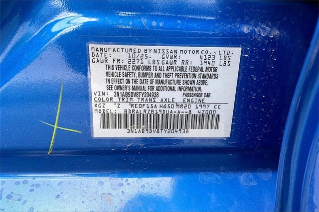 2026 Nissan Sentra SR