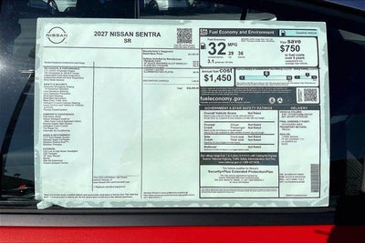2027 Nissan Sentra SR