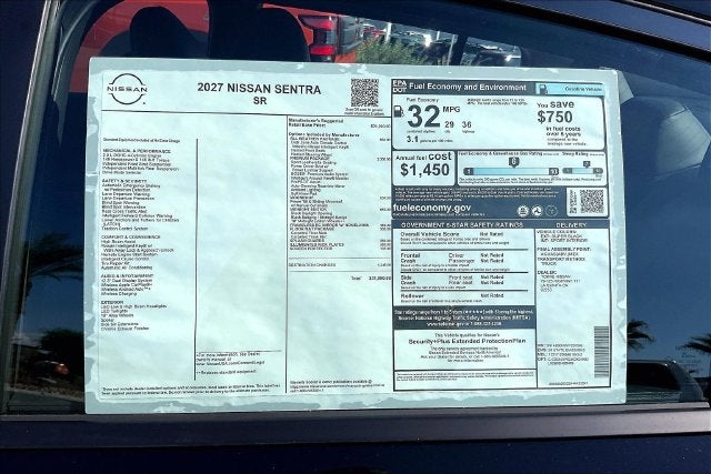 2027 Nissan Sentra SR