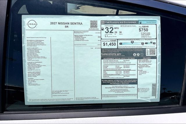 2027 Nissan Sentra SR