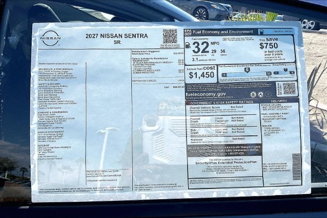 2027 Nissan Sentra SR