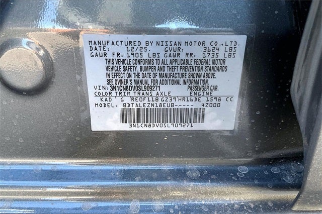 2025 Nissan Versa 1.6 S