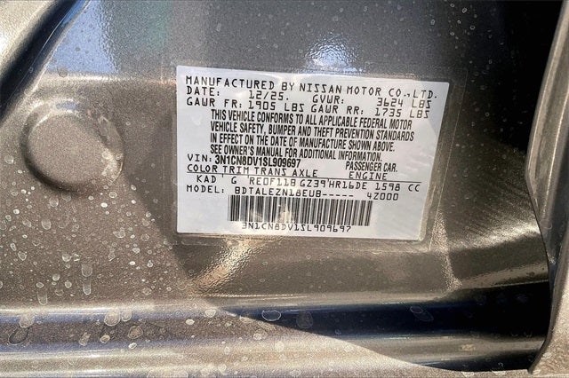 2025 Nissan Versa 1.6 S