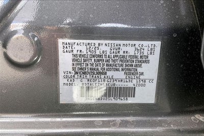 2025 Nissan Versa 1.6 S