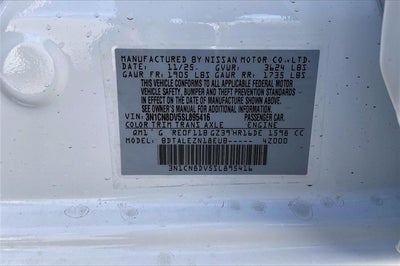 2025 Nissan Versa 1.6 S