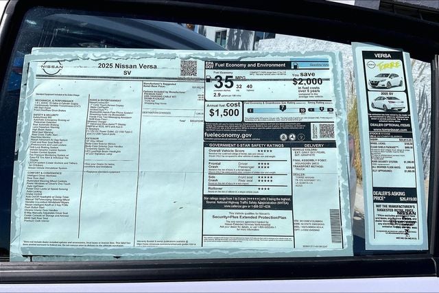 2025 Nissan Versa 1.6 SV