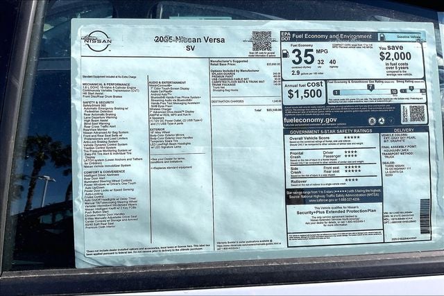 2025 Nissan Versa 1.6 SV