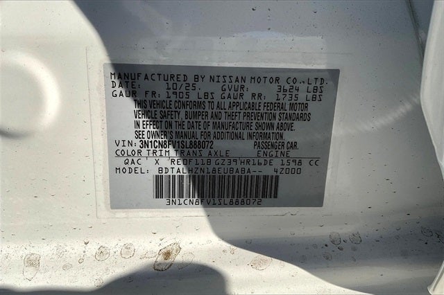 2025 Nissan Versa 1.6 SR