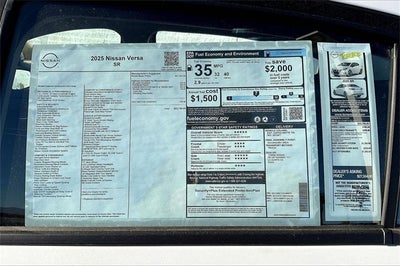 2025 Nissan Versa 1.6 SR