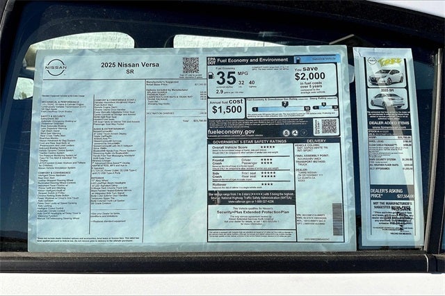 2025 Nissan Versa 1.6 SR