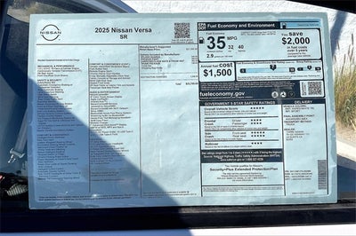 2025 Nissan Versa 1.6 SR