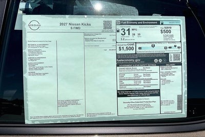 2027 Nissan Kicks S