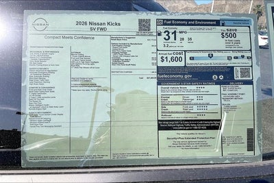 2026 Nissan Kicks SV