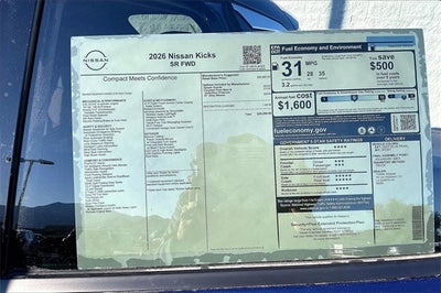 2026 Nissan Kicks SR