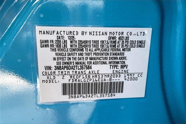 2026 Nissan Kicks SR