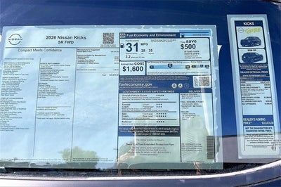 2026 Nissan Kicks SR