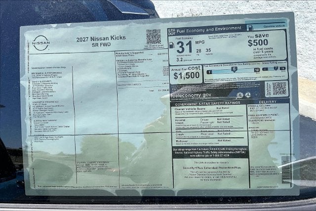 2027 Nissan Kicks SR