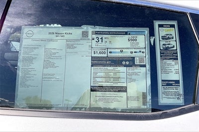 2026 Nissan Kicks SR