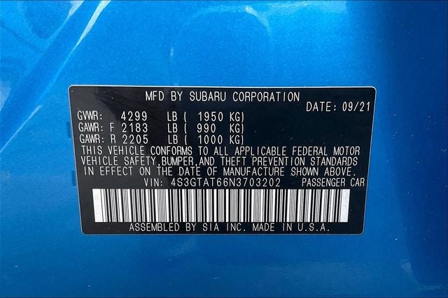 2022 Subaru Impreza Limited