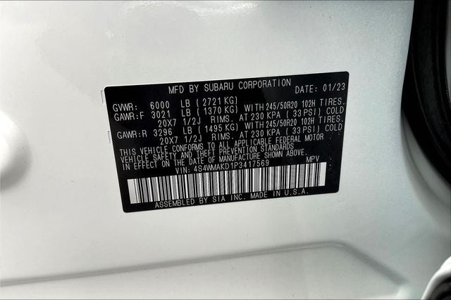 2023 Subaru Ascent Onyx Edition