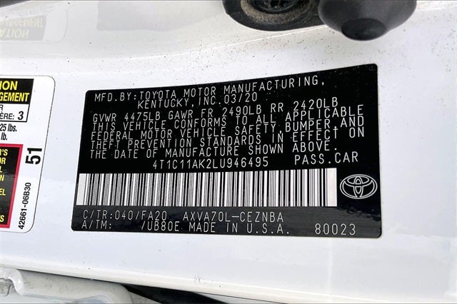 2020 Toyota Camry LE