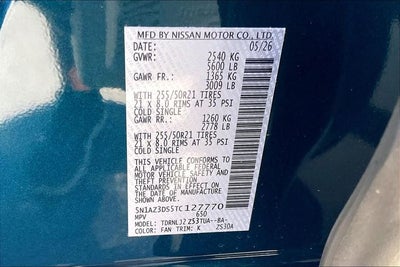2026 Nissan Murano Platinum