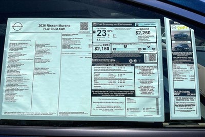 2026 Nissan Murano Platinum
