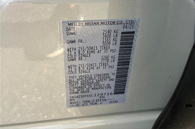 2025 Nissan Murano Platinum