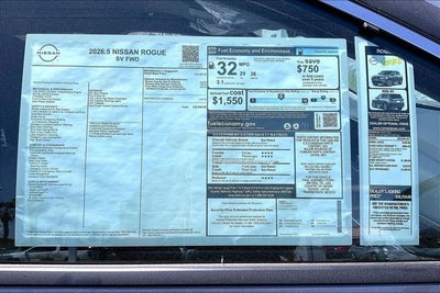 2026 Nissan Rogue SV