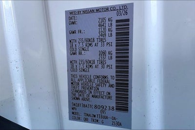 2026 Nissan Rogue SV