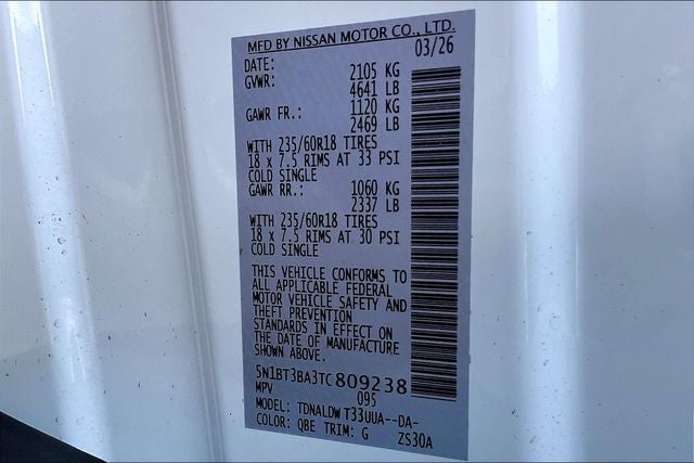 2026 Nissan Rogue SV