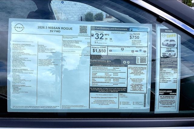2026 Nissan Rogue SV
