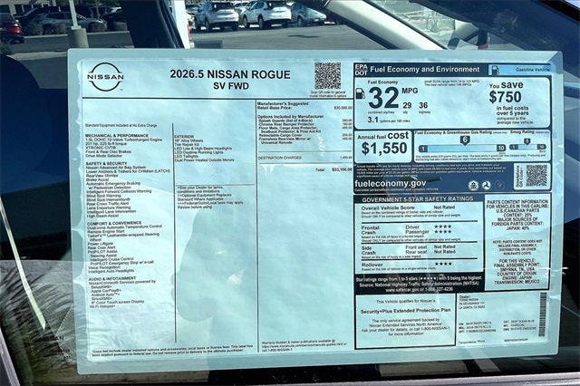 2026 Nissan Rogue SV