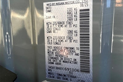 2026 Nissan Rogue SV