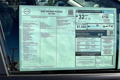 2026 Nissan Rogue SV