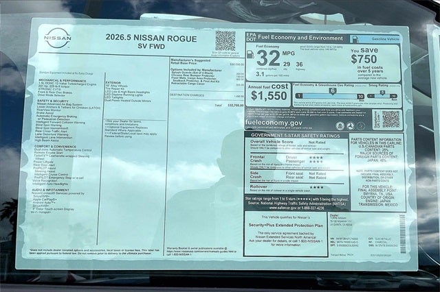 2026 Nissan Rogue SV