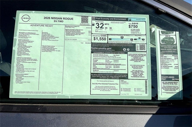 2026 Nissan Rogue SV