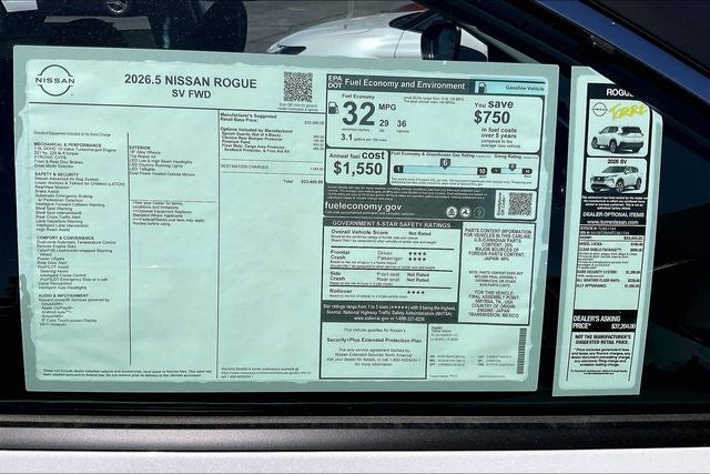 2026 Nissan Rogue SV