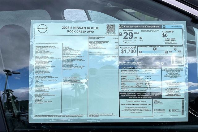 2026 Nissan Rogue Rock Creek