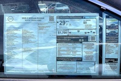 2026 Nissan Rogue Rock Creek