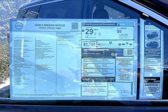 2026 Nissan Rogue Rock Creek