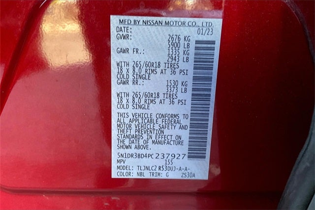 2023 Nissan Pathfinder Rock Creek